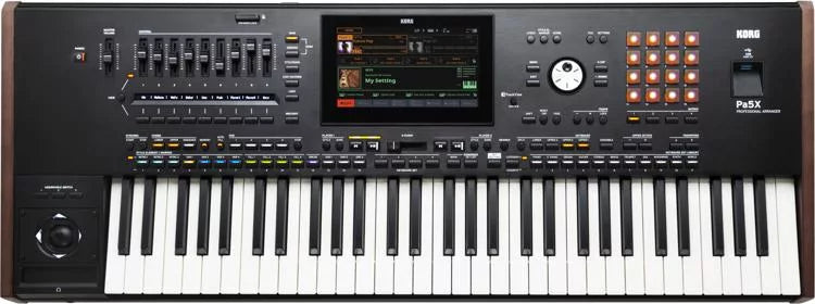 Korg PA5X 61-Key Semi Weighted Arranger Keyboard (DEMO)