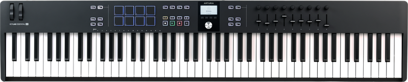 Arturia KEYLAB ESSENTIAL 88 MK3 Full-Size Universal MIDI Controller (Black)