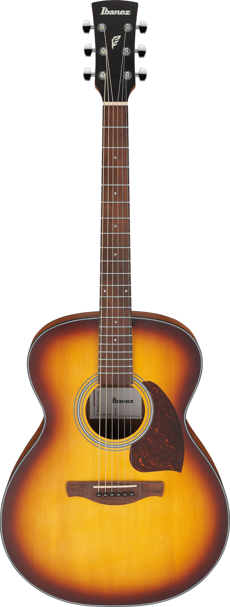 Ibanez PC50ORH Acoustic Guitar (Open Pore Brown Sunburst Top)