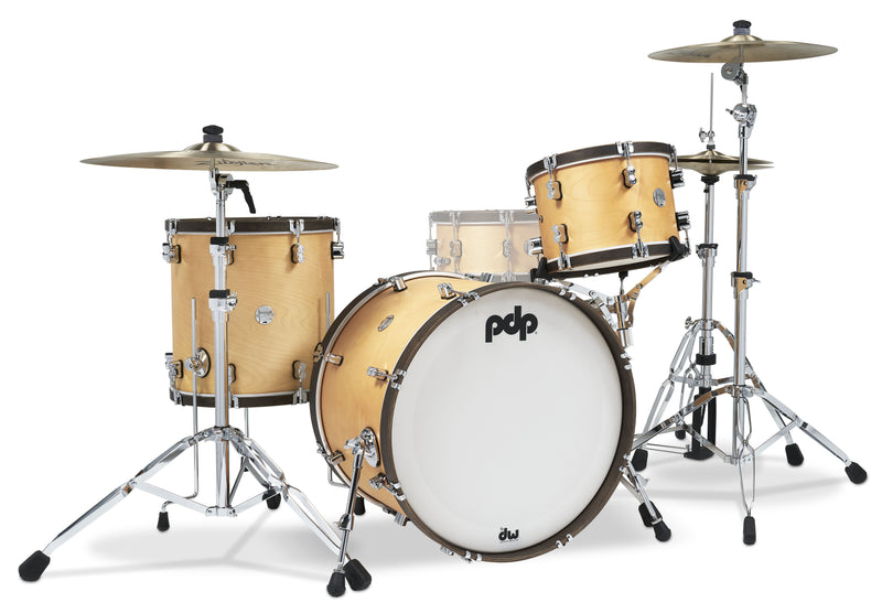 PDP PDCC2213NW Concept Maple Classic Pack de fûts de grosse caisse 3 pièces 22" Finition teintée - Teinture naturelle