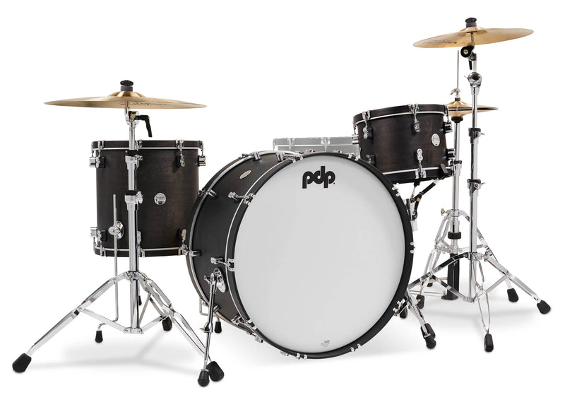 PDP PDCC2613EE Concept Maple Classic 3-Piece 26" Bass Drum Shell Pack (Ebony Stain)