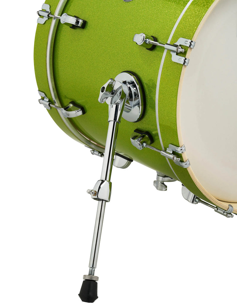 PDP PDNY1604EL New Yorker 4-Piece Shell Pack (Electric Green Sparkle)