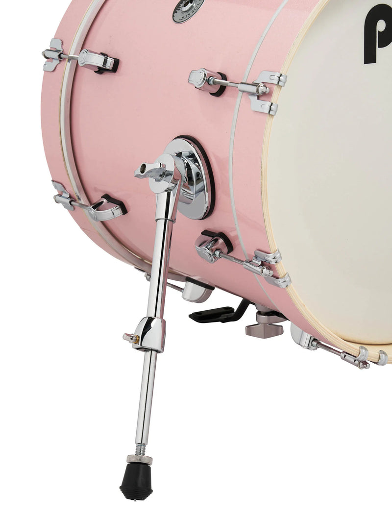 PDP PDNY1604PR New Yorker 4-Piece Shell Pack (Pale Rose Sparkle)