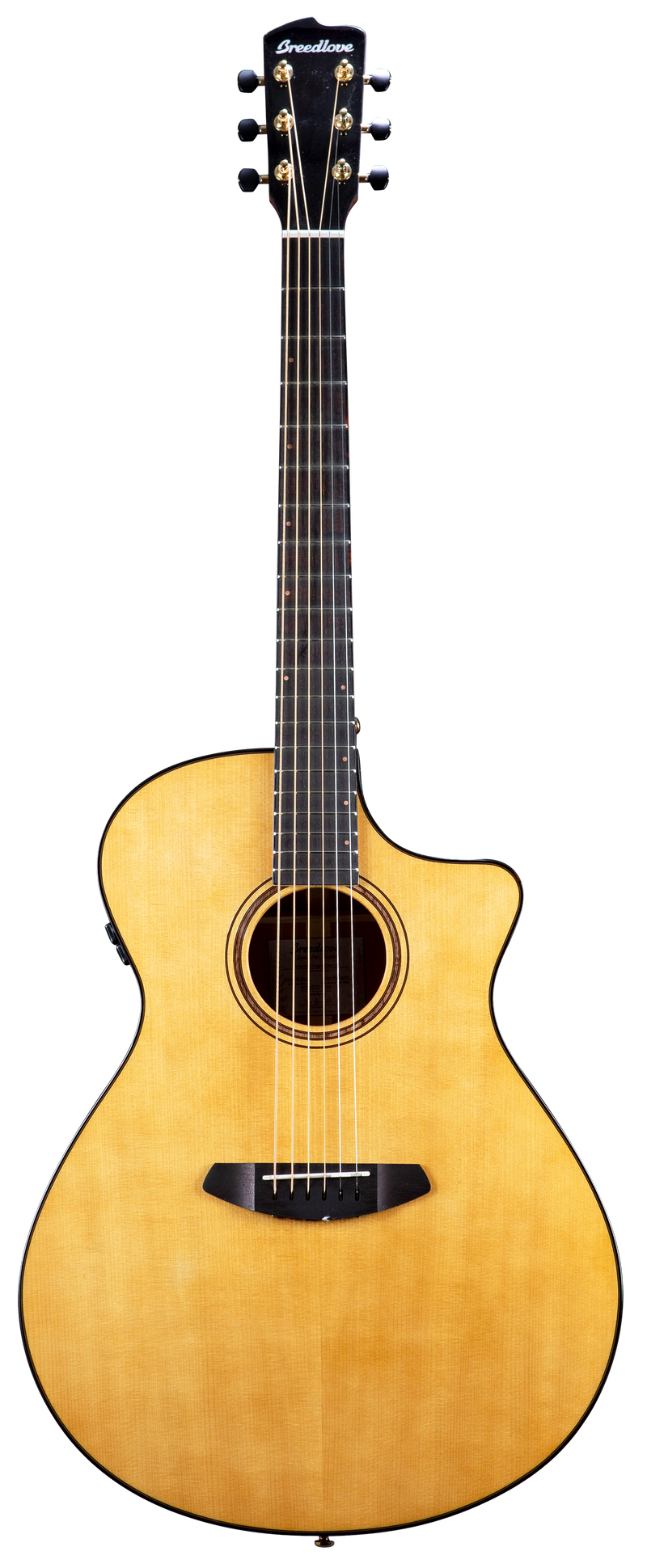 Breedlove PFCO18CEEUAM Organic Performer Pro CE Concerto Acoustic-Electric Guitar (Natural)