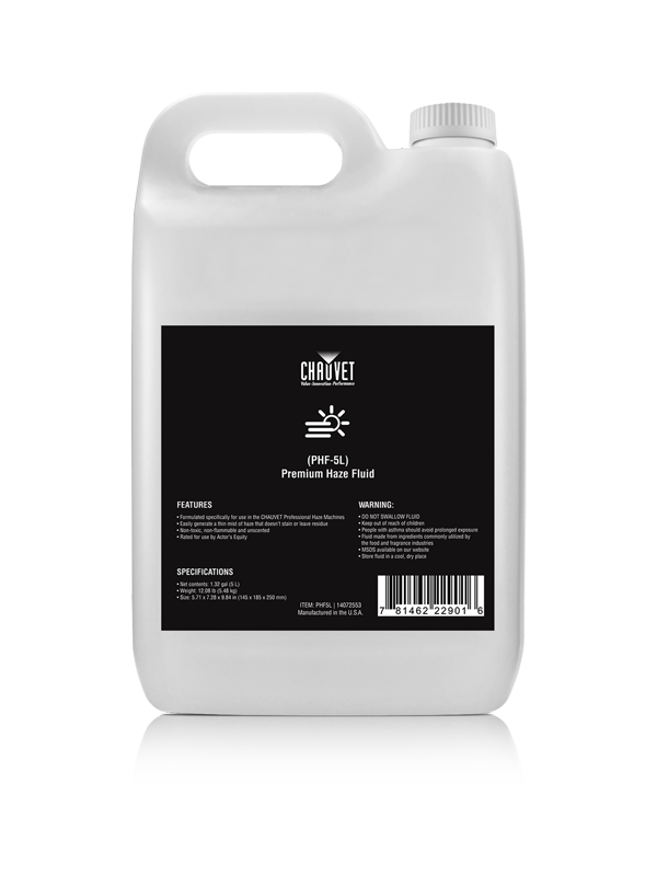 Chauvet Professional PHF5L Premium Haze Fluid