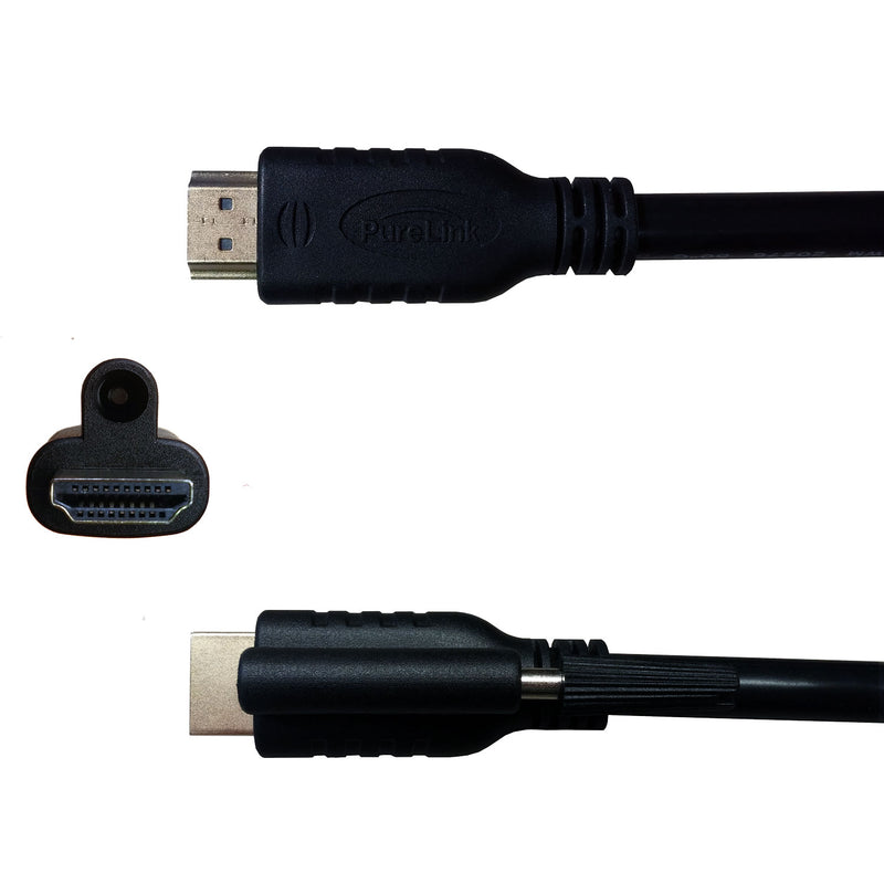 Câble HDMI PureLink PLH-010 avec technologie TotalWire et système de vis de verrouillage - 1 m
