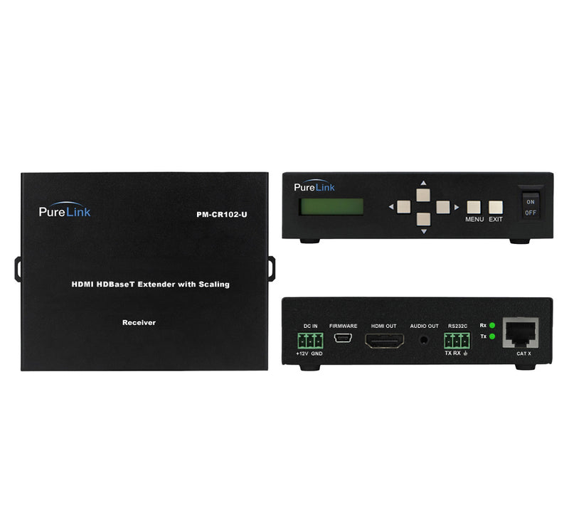 Récepteur PureLink PM-CR102-U 4K HDMI sur HDBaseT avec mise à l'échelle