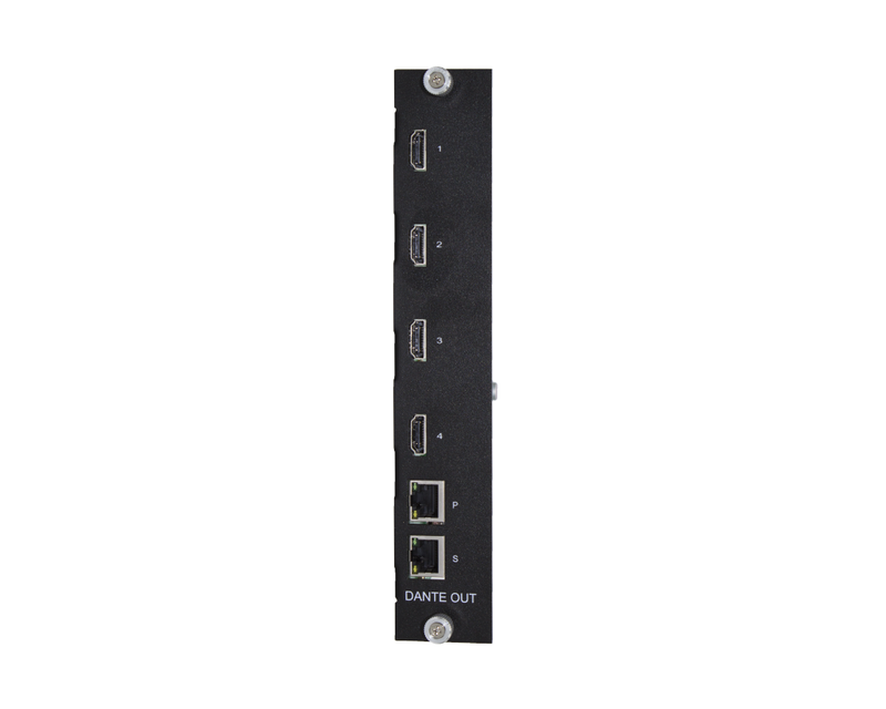 PureLink PM-HOS4-DA-U 4K Dante Audio w/HDMI Output Card for PM Switchers