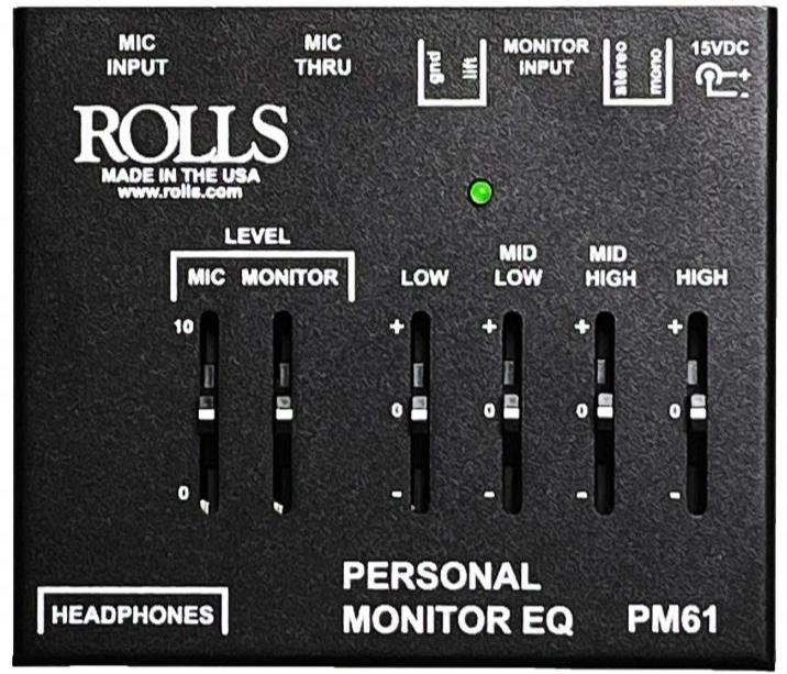 Rolls PM61 Personal Monitor EQ