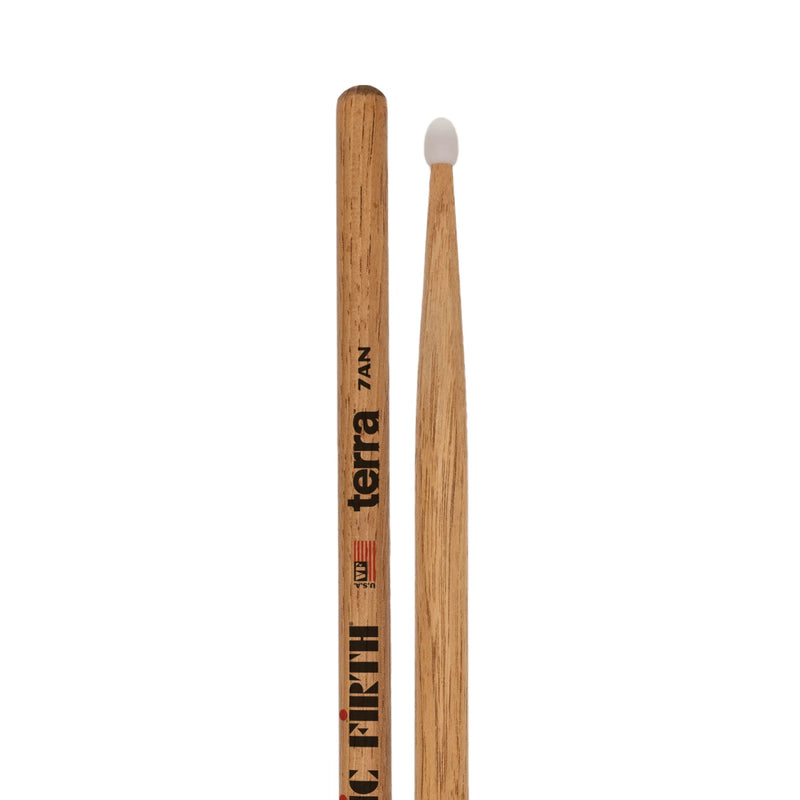 Vic Firth 7ATN American Classic Terra Series Drumsticks - Nylon Tip (7A)