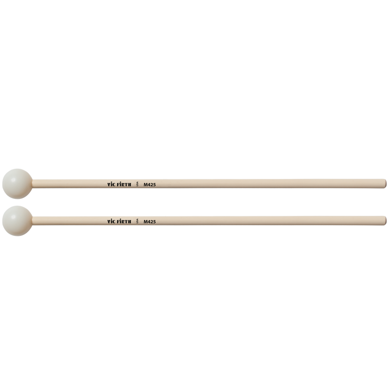 Vic Firth M425 Articulate Series Maillet pour clavier rond en nylon 1 1/8" (Blanc)