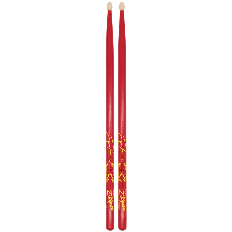 Zildjian ZASJD3 Josh Dun Signature 5A Drumsticks (Clancy Red)