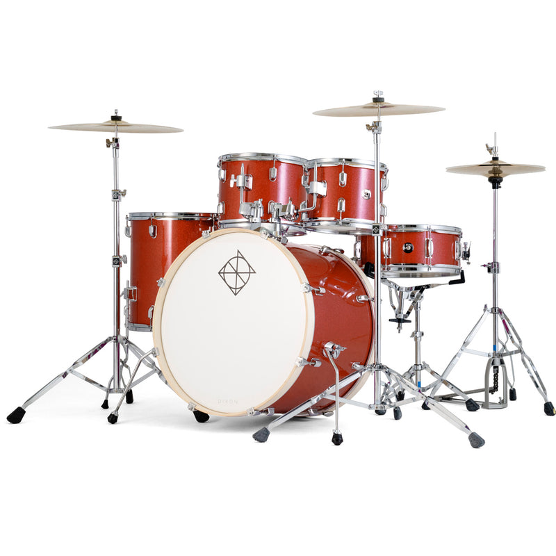 Dixon PODSP520C1CPS Spark 5-Piece Drum Set Pack With 20" Bass Drum (Champagne Sparkle)