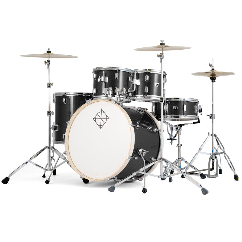 Dixon PODSP520C1MBK Spark 5-Piece Drum Set Pack With 20" Bass Drum (Misty Black)