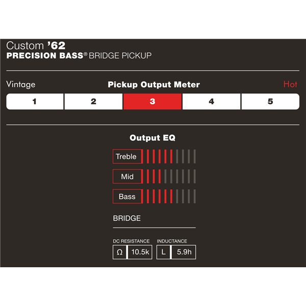 Fender Custom Shop 62 Micro de précision pour basse
