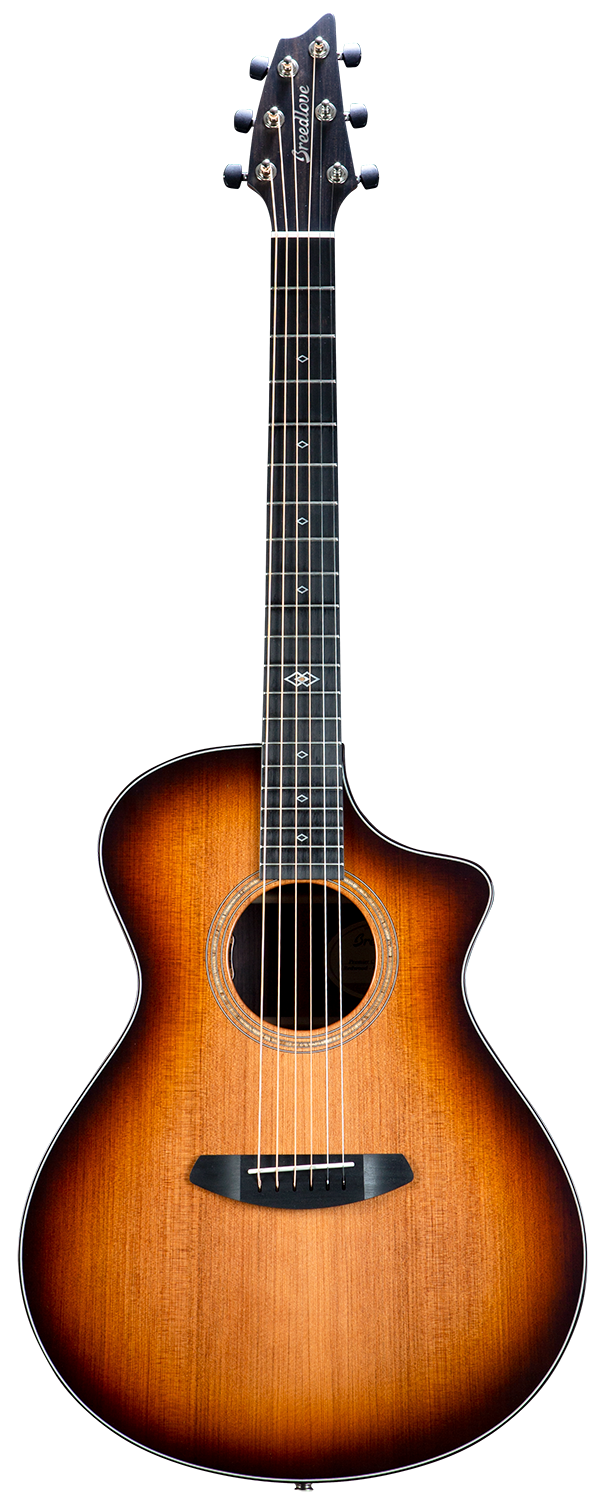 Breedlove PRCN44CERWIR Premier Concert CE Acoustic-Electric Guitar (Edge Burst)