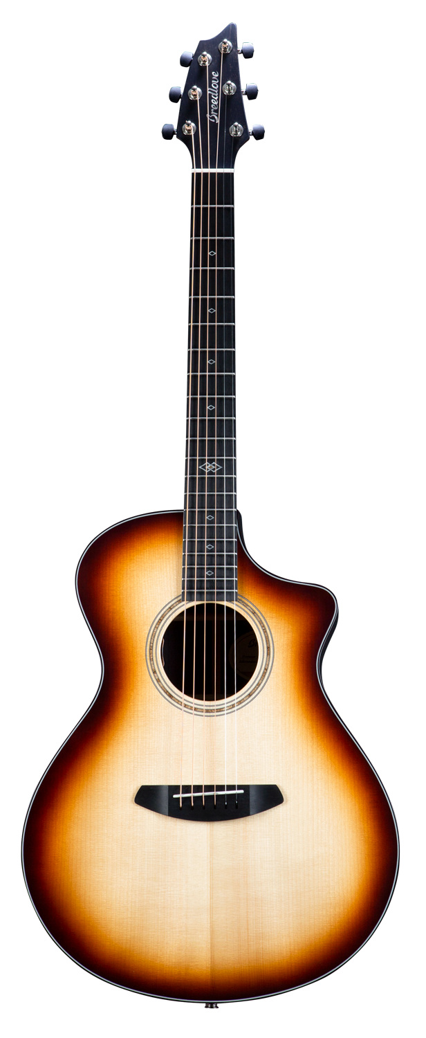 Breedlove PRCN50CEASIR Premier Concert CE Acoustic-Electric Guitar (Burnt Amber Burst)