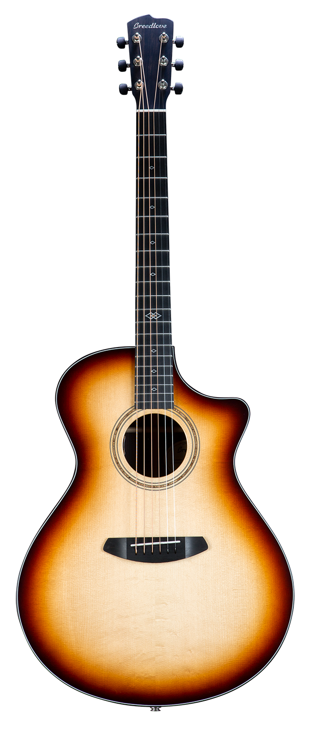 Breedlove PRCO50CEASIR Premier Concerto CE Acoustic-Electric Guitar (Burnt Amber Burst)