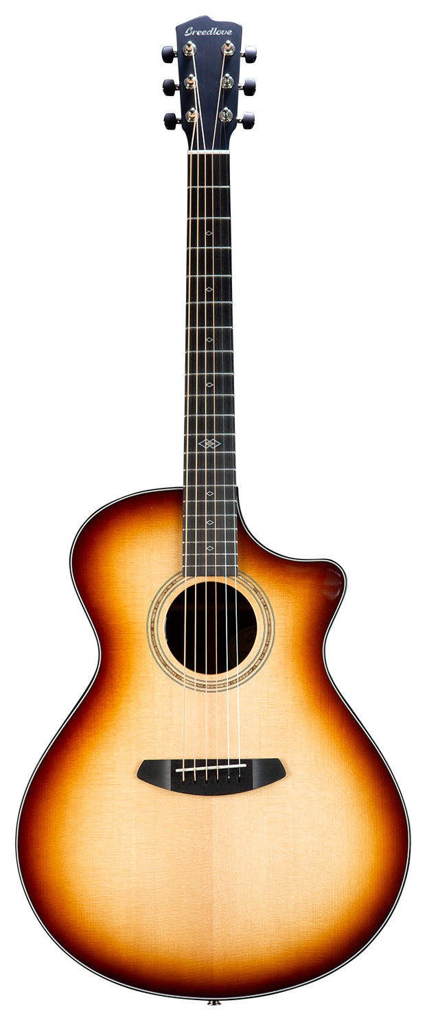 Breedlove PRCO50CESSIR Premier Concerto CE Acoustic-Electric Guitar (Burnt Amber Burst)