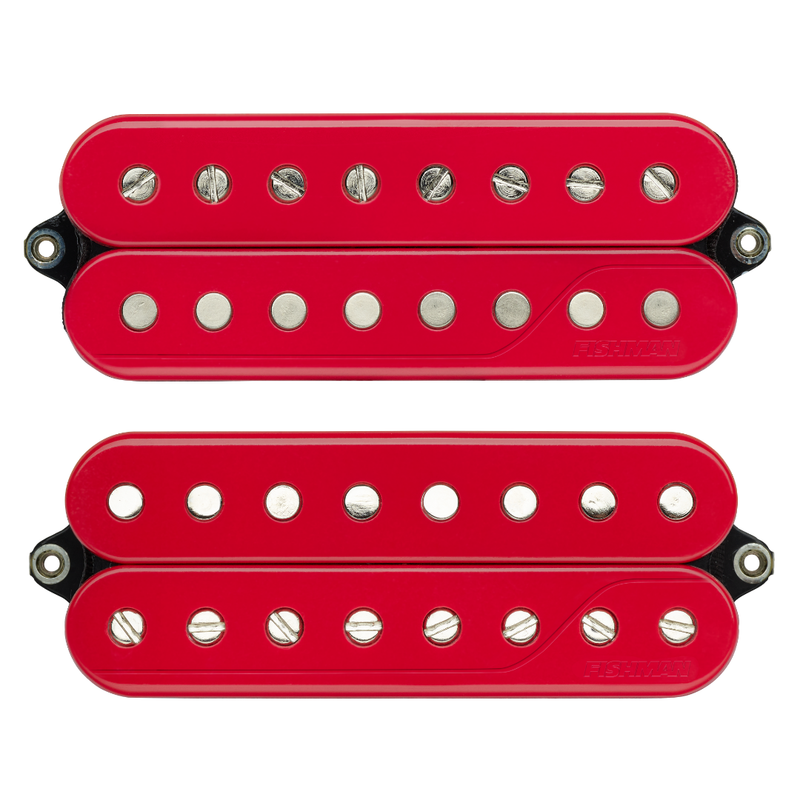 Fishman FLUENCE Open Core Classic Humbucker 8 Strings (Red) - Set Of 2