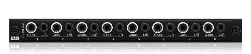 Carte de contrôle Blustream PRO-8ABV Custom Pro - Répartition audio 8x - Niveau de ligne