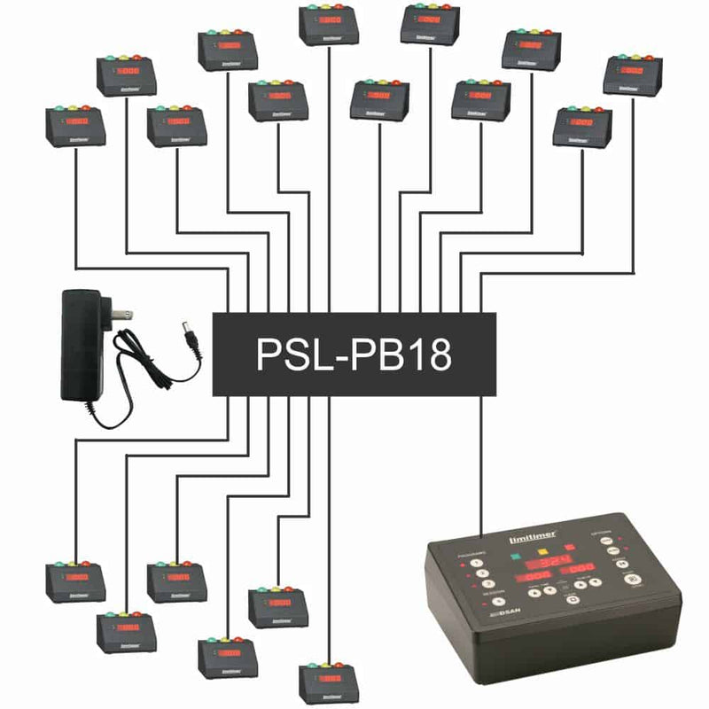 Extension de signal lumineux Dsan PSL-PB18, 18 ports