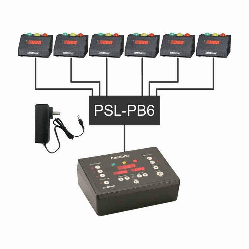 Extension de signal lumineux Dsan PSL-PB6, 6 ports