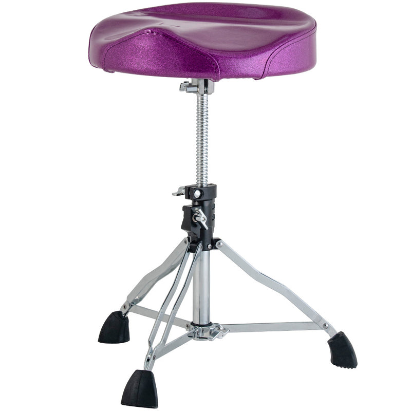 Dixon PSN-13PS Motorcycle Drum Throne (Purple Sparkle)