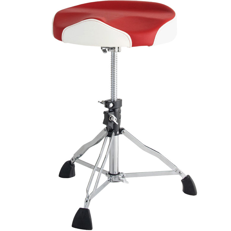 Dixon PSN-13RW Motorcycle Drum Throne (Red and White)