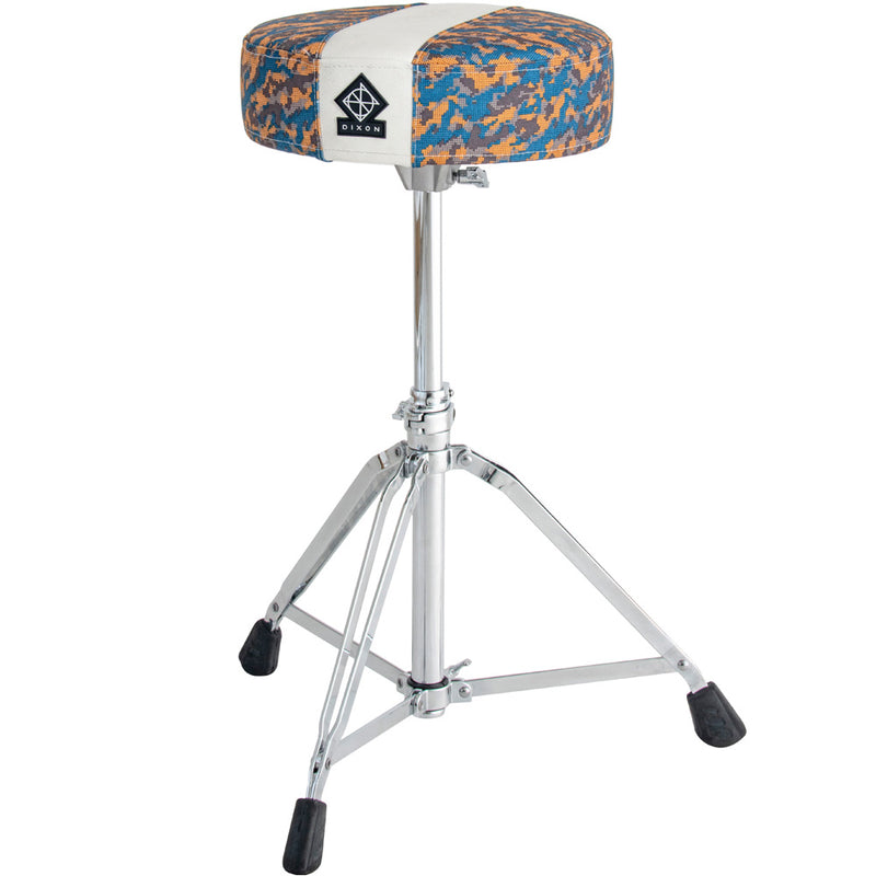 Dixon PSN-802 Round Drum Throne (Gold Camo)