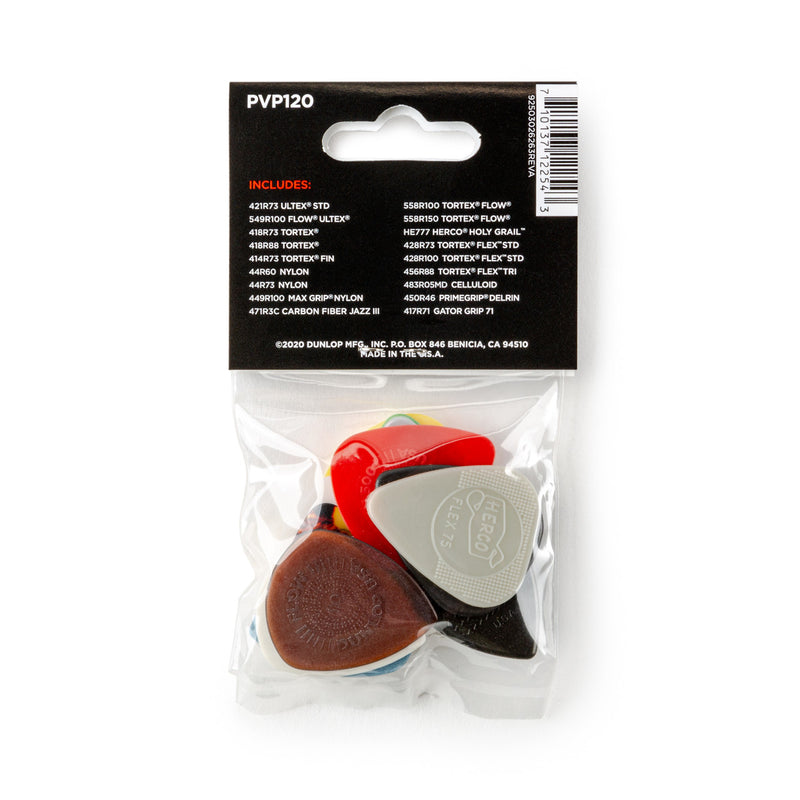 Dunlop PVP120 Recording Pick Variety Pack - 18 Pack