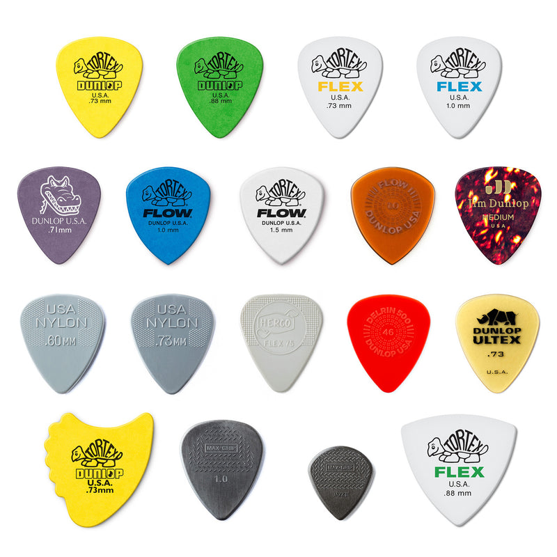 Dunlop PVP120 Recording Pick Variety Pack - 18 Pack