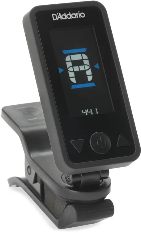 D'addario PW-CT-27 Eclipse Rechargeable Clip-on Tuner (Black)