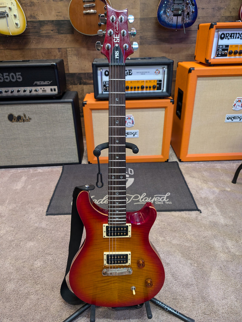 PRS SE CUSTOM 22 Electric Guitar (Cherry Sunburst) (USED)