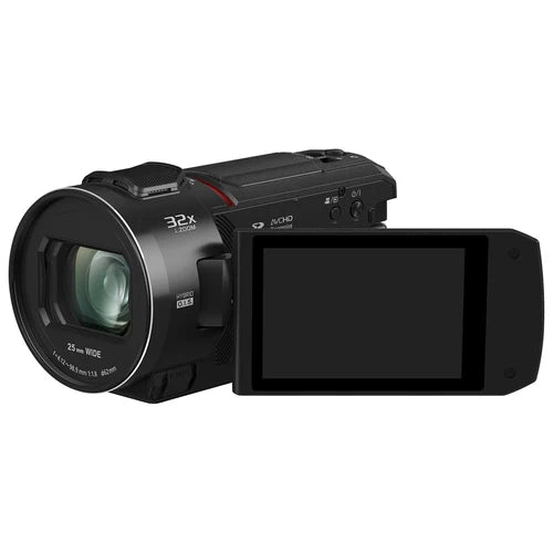 Panasonic HCVX3K Compact 4K Camcorder with 25mm Wide Angle and 24x Optical Zoom