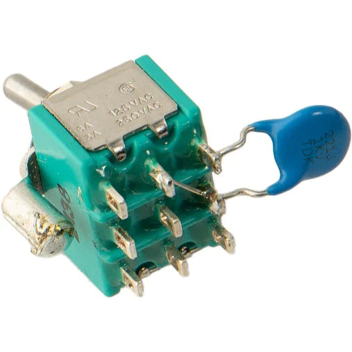 PRS 3PDT Mini Toggle Switch with 330 pF Capacitor