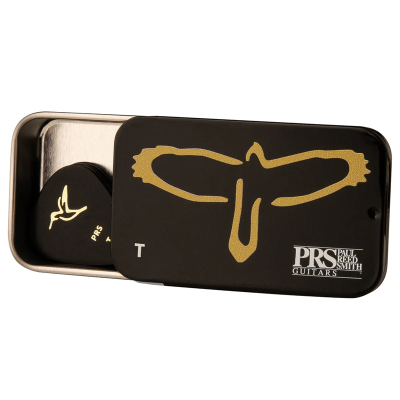 PRS Gold Birds Assorted Picks With Tin (12) (Med)