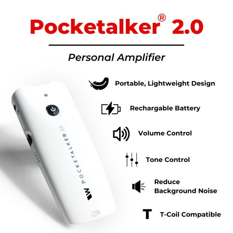 Williams AV PKT 2.0-0PKT 2.0-0 Pocketalker 2.0 Personal Amplifier – No Accessories