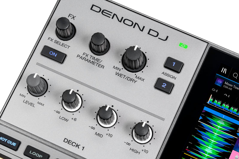 Denon DJ PRIME GO+ Ultra-Portable Battery-Powered Standalone DJ Controller