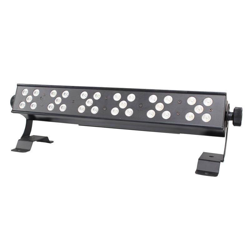 ProX X-DAZZLER JR-B Ultrabright Dazzler JR 30x3W RGBWA LED Bar (Black)