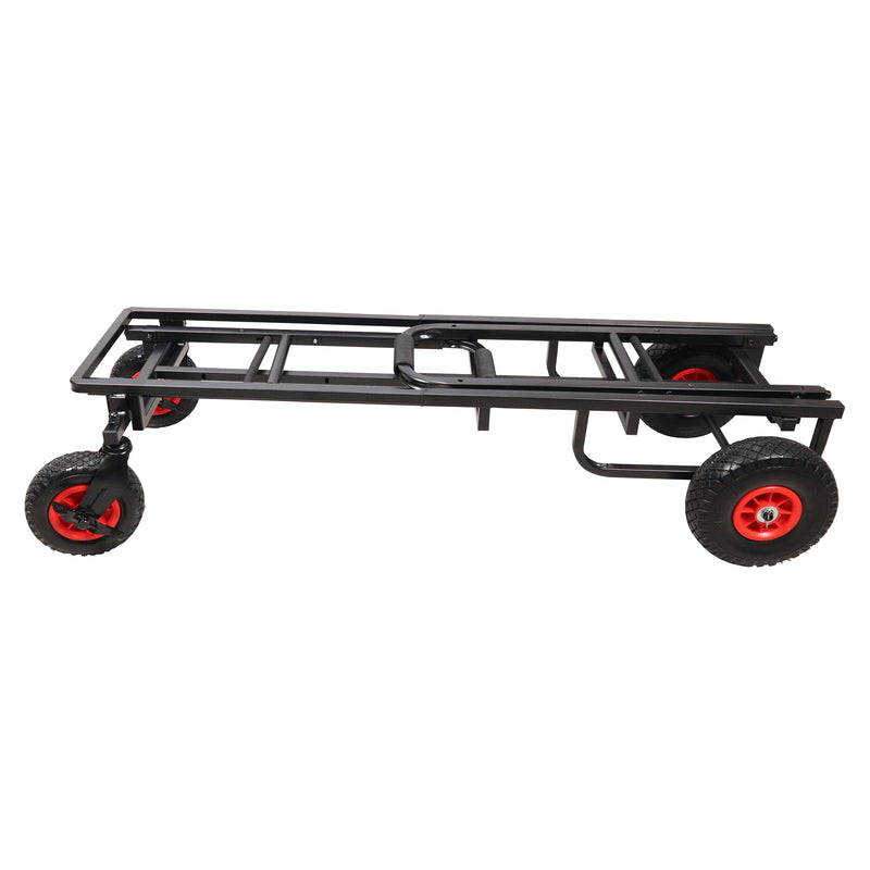 ProX X-ROLLNRUN ROLL & RUN Chariot utilitaire roulant pliable 8 en 1 multi-chariot à hauteur réglable Diable roulant