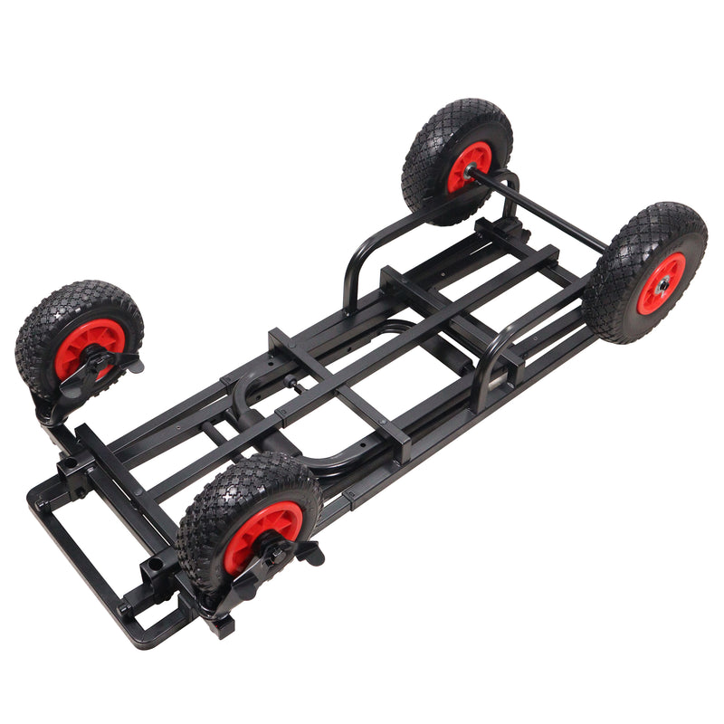 ProX X-ROLLNRUN ROLL & RUN Chariot utilitaire roulant pliable 8 en 1 multi-chariot à hauteur réglable Diable roulant