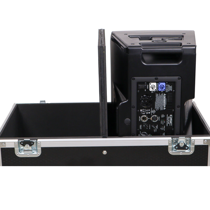 ProX XS-SP2X251715W Dual Speaker Flight Case Fits 2 QSC KLA12 LA112 EV ETX12P