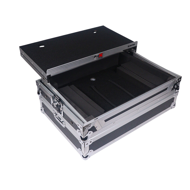 ProX X-DDJFLX4 LT Case For Pioneer DDJ-FLX4 DDJ-400 DDJ-SB3 DJ Controller with Laptop Shelf