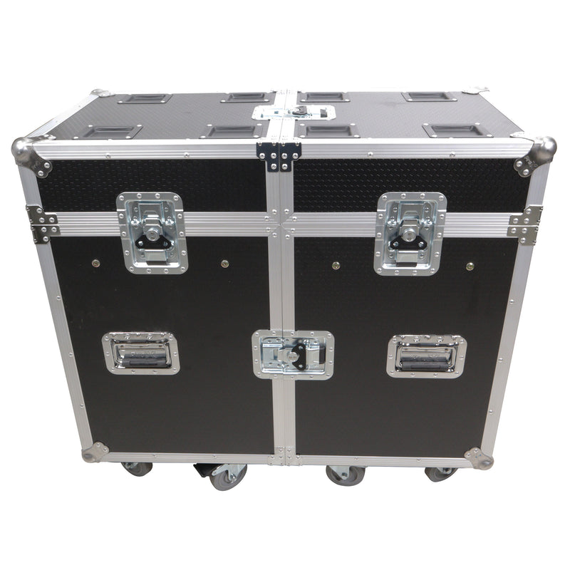 ProX XS-MH275X2W Flight Style Road Case for 2 Moving Head