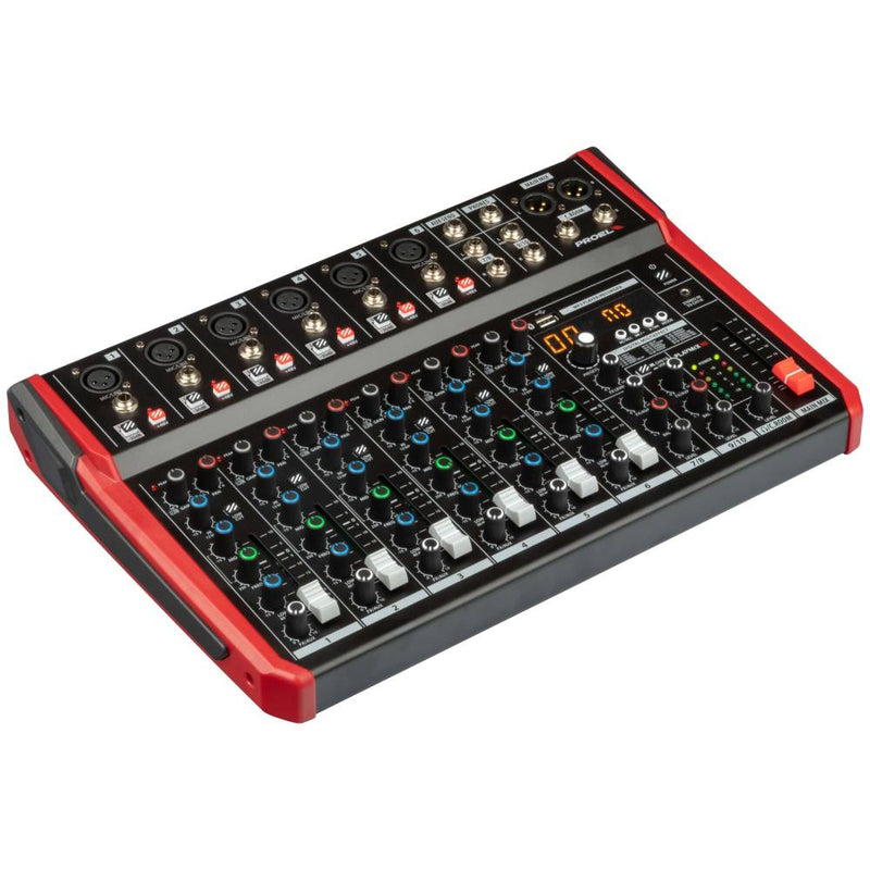 Proel PLAYMIX10 Table de mixage PA 10 canaux avec DFX USB et BT