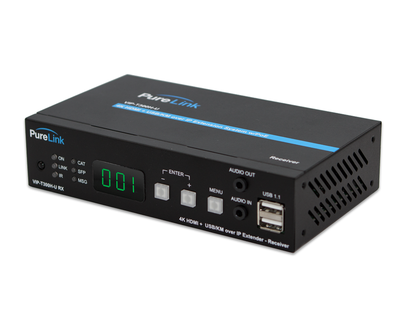 Décodeur PureLink VIP-T300-D 4K HDMI et USB/KM sur IP - TAA
