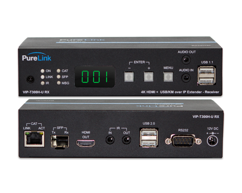 Décodeur PureLink VIP-T300-D 4K HDMI et USB/KM sur IP - TAA