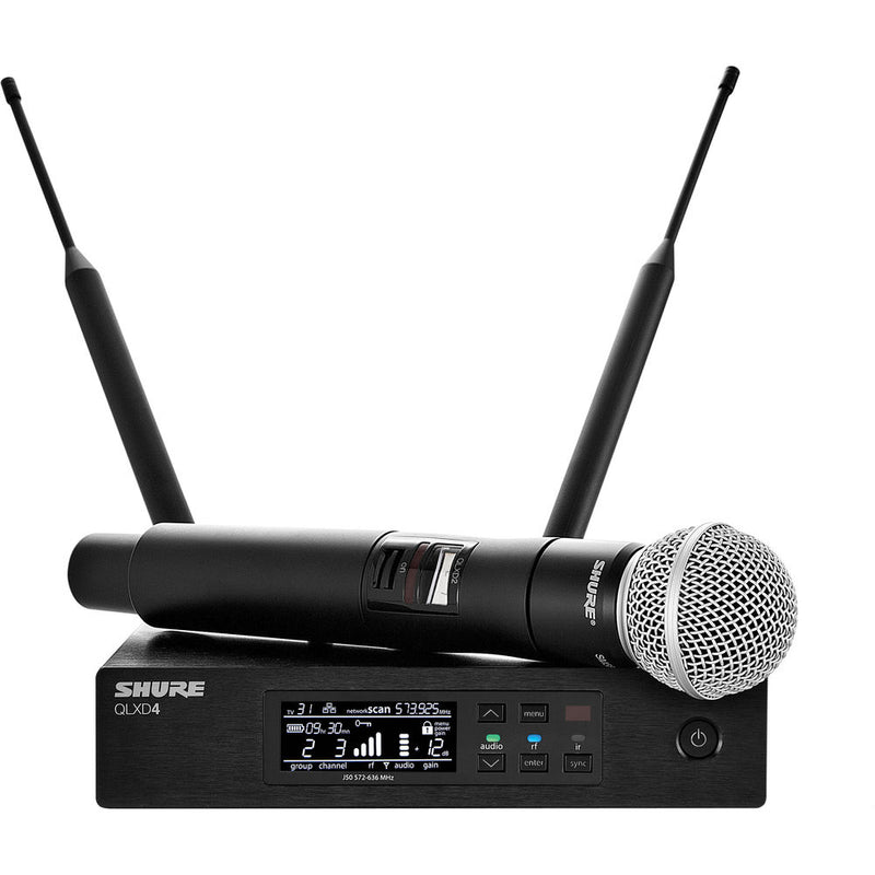 Shure QLXD24/SM58 Digital Wireless Handheld Microphone System with SM58 Capsule (G50: 470 to 534 MHz)