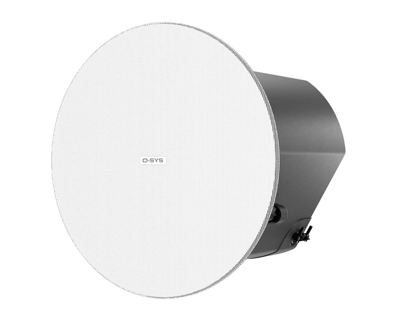 Q-SYS AD-C6T-ZB-W Ceiling Speaker (Pair, White) - 6.5"